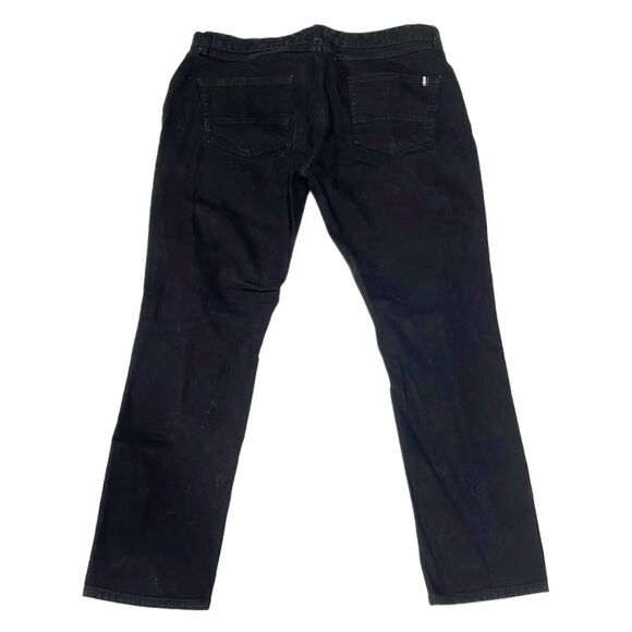 American Rag Ripped Distressed Blue Black Jeans Men’s Sz 38/30 - Picture 4 of 13